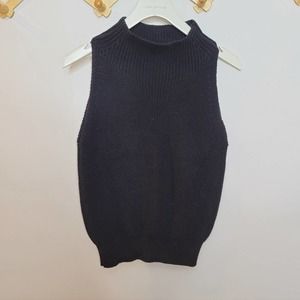 Revolve 525 America mock neck sweater tank top Sm